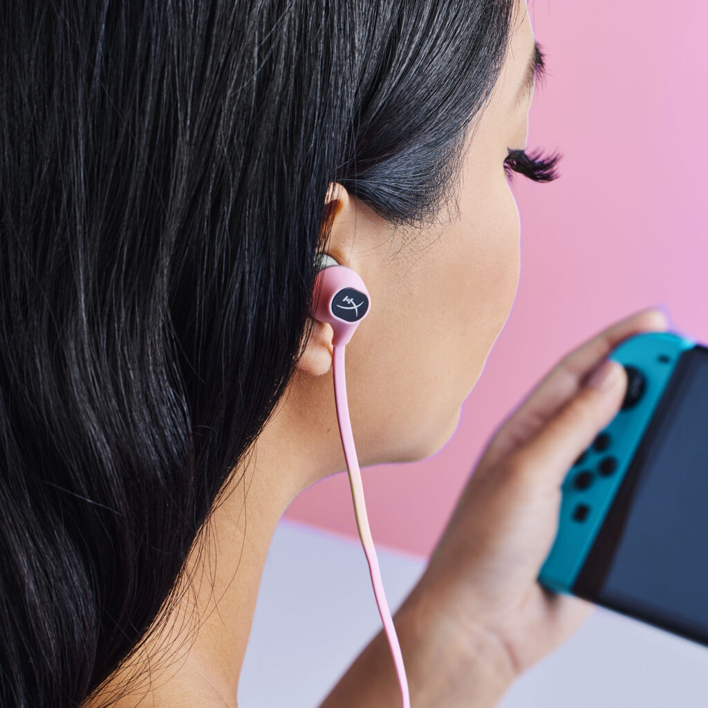 HyperX Cloud Earbudsに新色ピンクが登場！ゲーミングイヤホン 有線